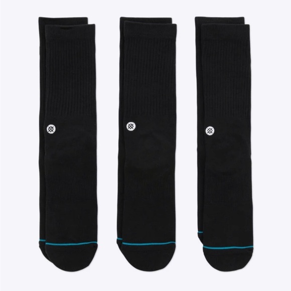 Stance 3 pairs casual socks size M Unisex - Picture 1 of 7